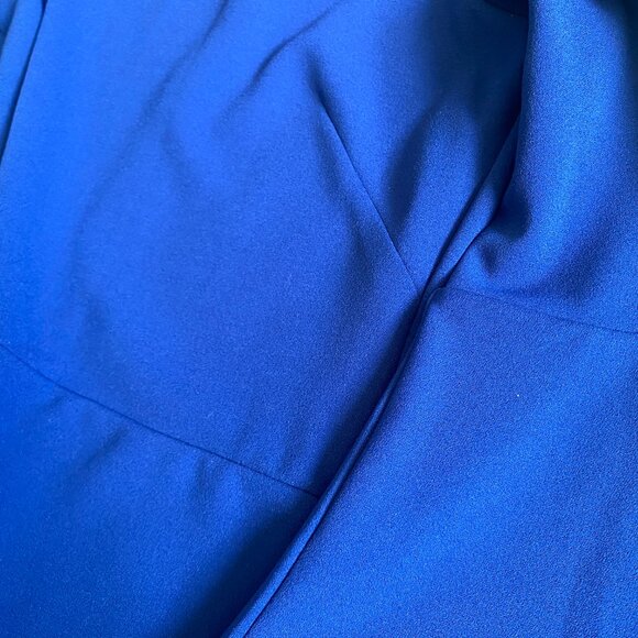 H&M Off-the-Shoulder Bell-Sleeved Midi Dress - Royal Blue - Picture 5 of 9